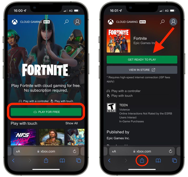 how to play fortnite on iphone